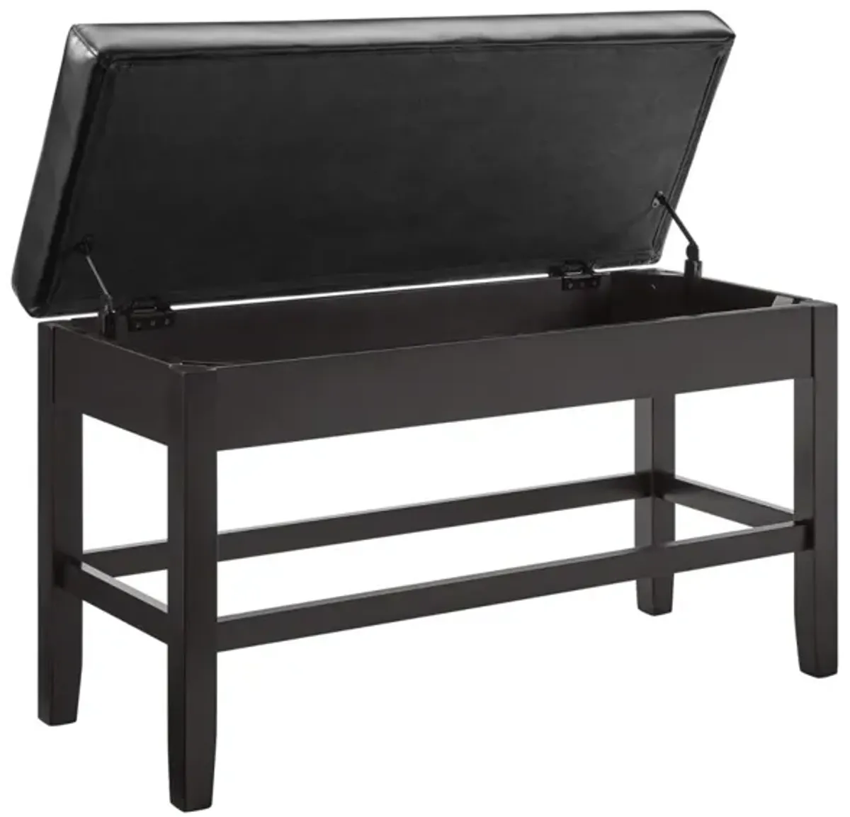 CARRARA BLACK STORAGE COUNTER BENCH