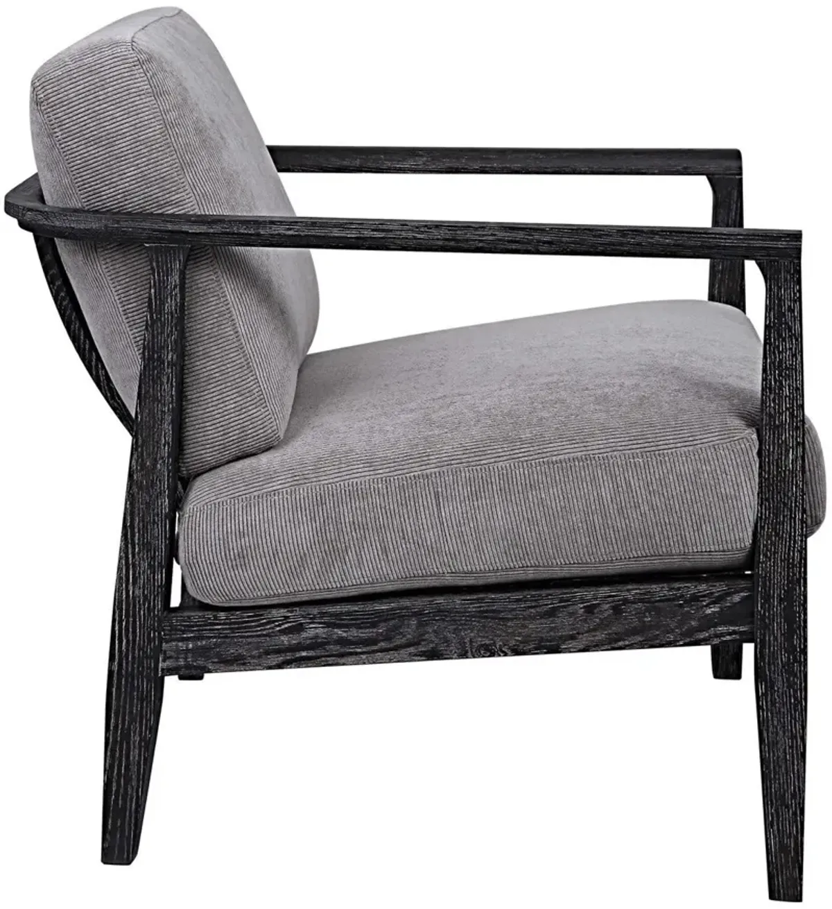 Uttermost Brunei Modern Light Gray Accent Chair