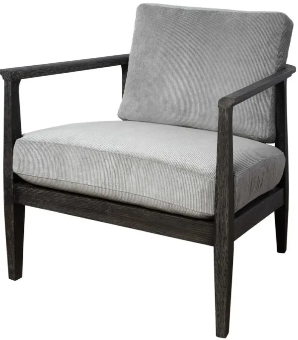 Uttermost Brunei Modern Light Gray Accent Chair