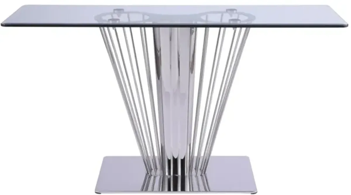 Chintaly Fernanda Contemporary Glass Sofa Table