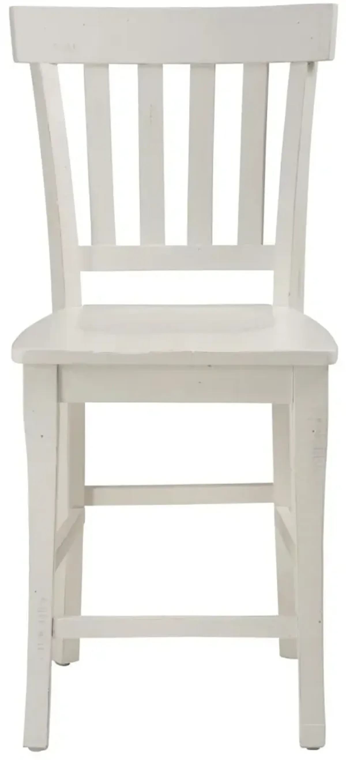 Jofran Madaket Slatback Stool Madaket White