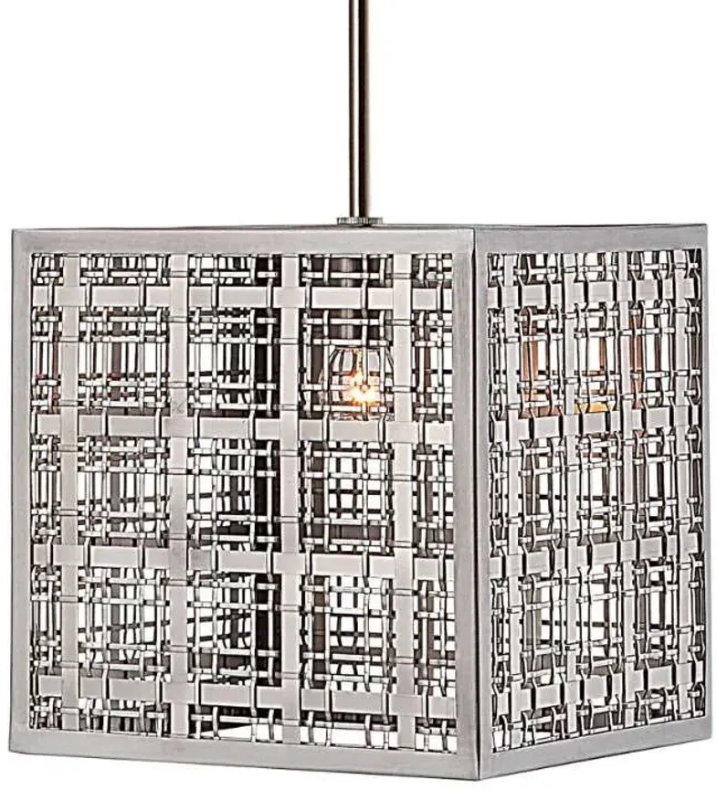 PENDLETON 1-LIGHT NICKEL PENDANT