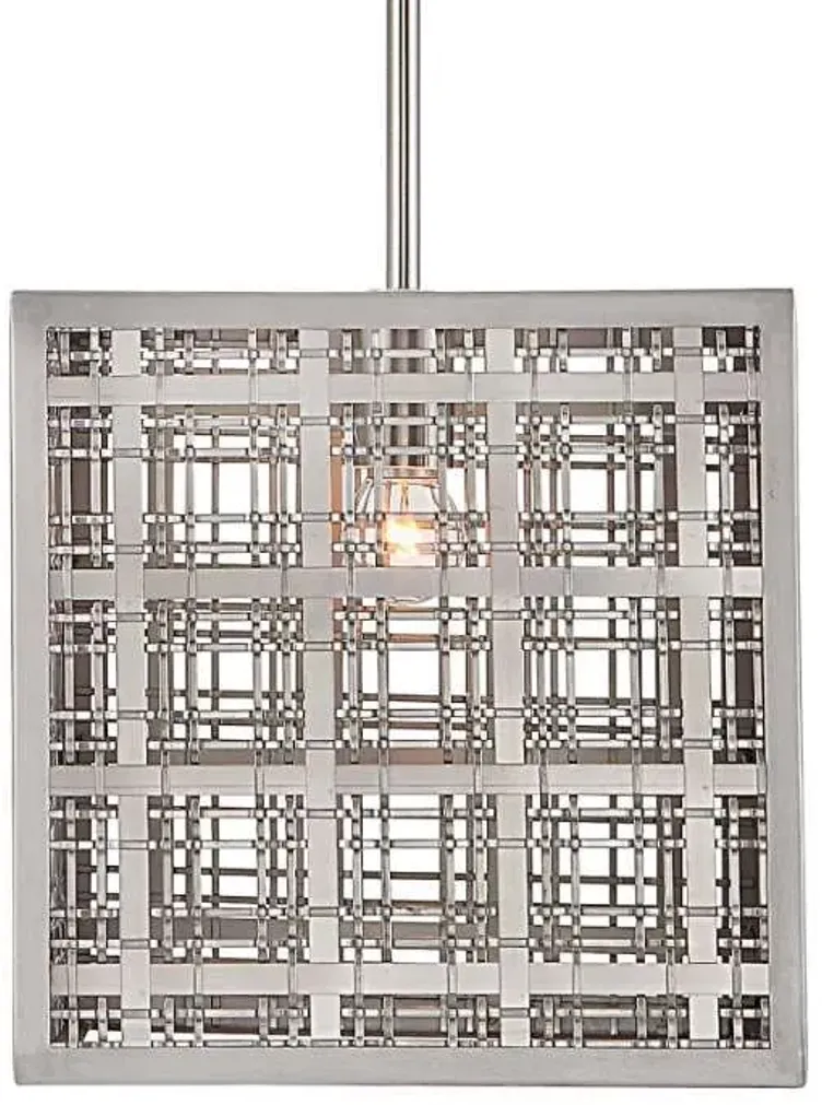 PENDLETON 1-LIGHT NICKEL PENDANT