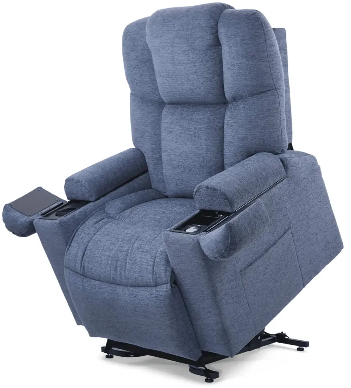 Ultra Comfort Rigel Medium-Large Lift Chair with Infrared Heat in Oxford Blue