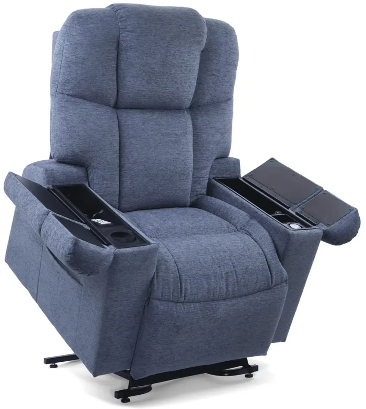 Ultra Comfort Rigel Medium-Large Lift Chair with Infrared Heat in Oxford Blue