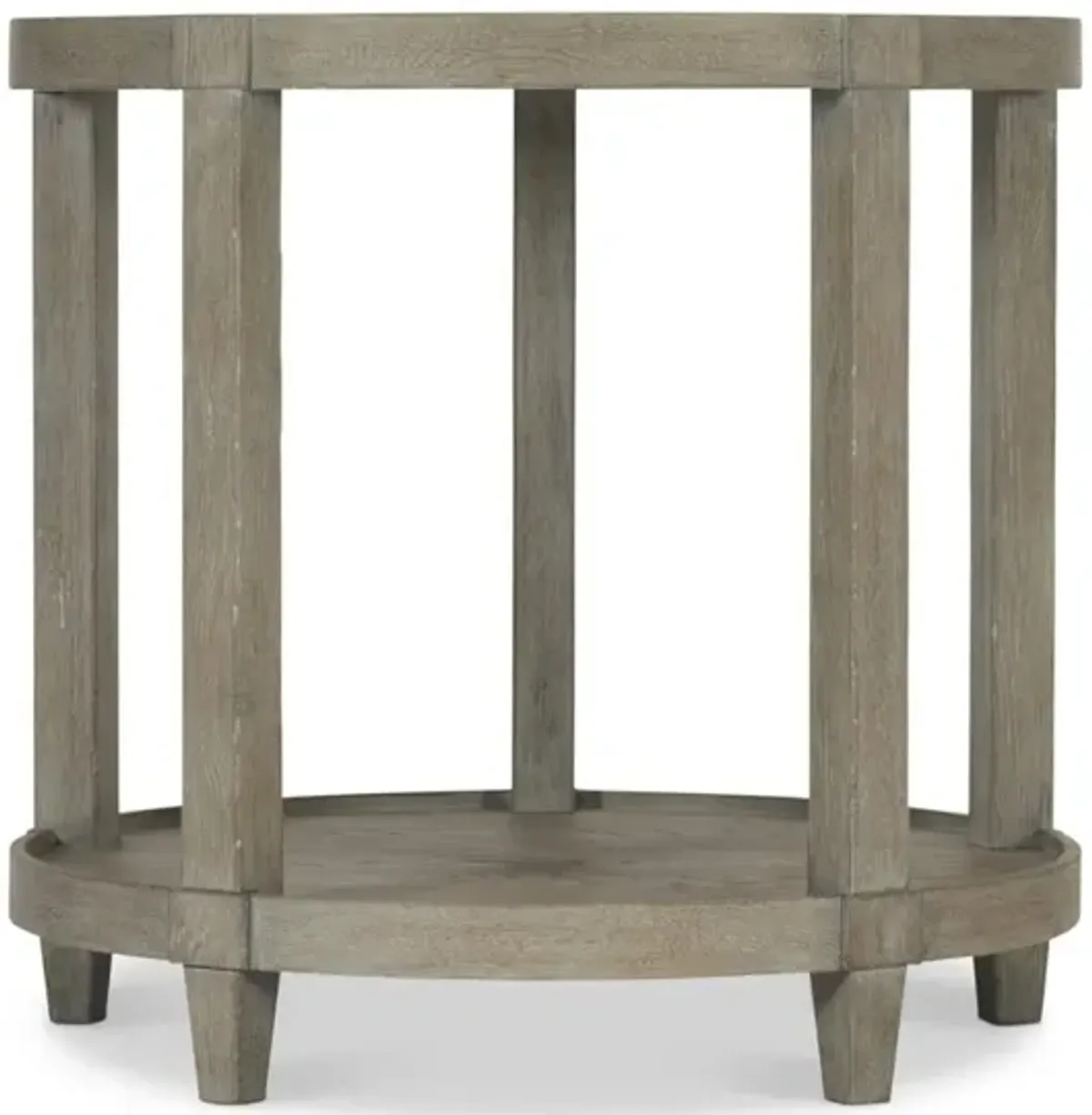 Bernhardt Albion Pewter Round Side Table