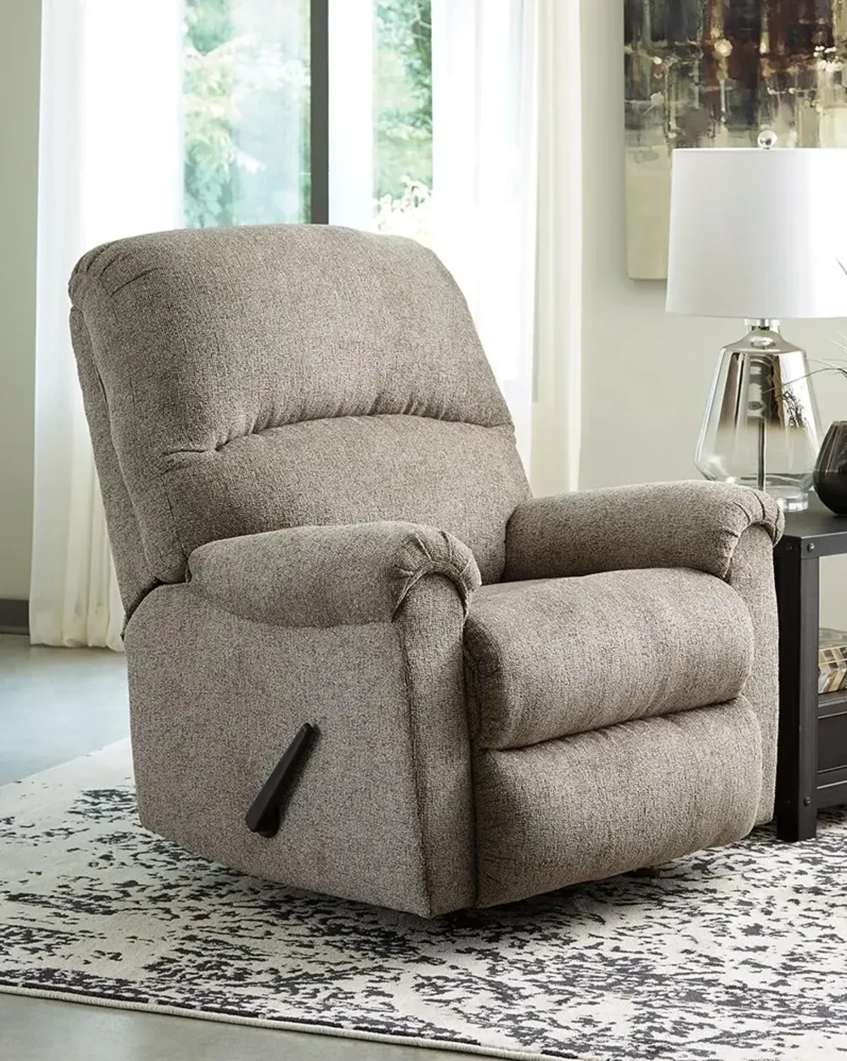 Ashley Ballinasloe Platinum Rocker Recliner