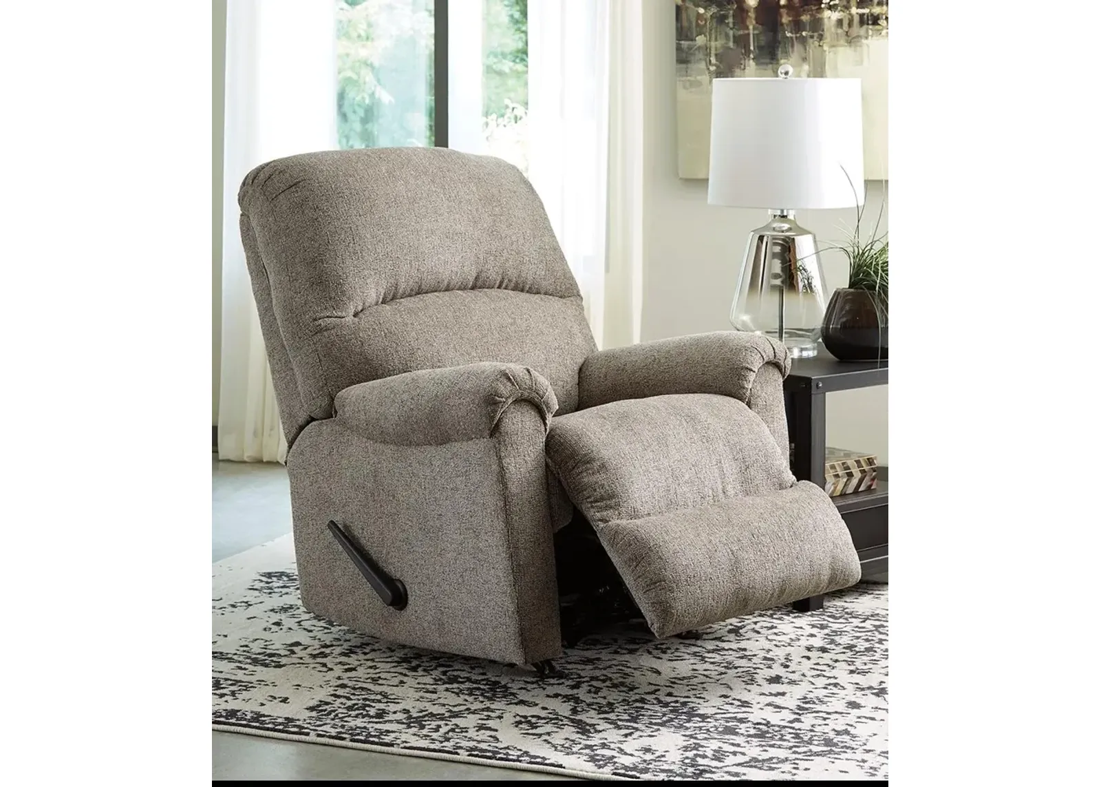 Ashley Ballinasloe Platinum Rocker Recliner