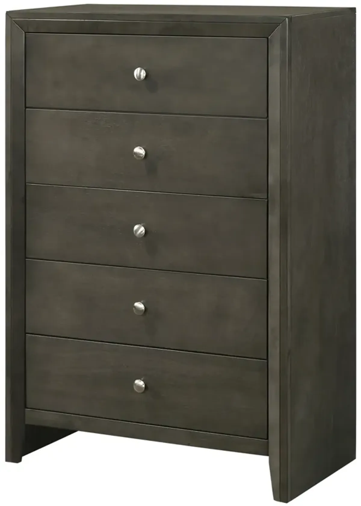 Serenity 5-Drawer Bedroom Chest Mod Grey