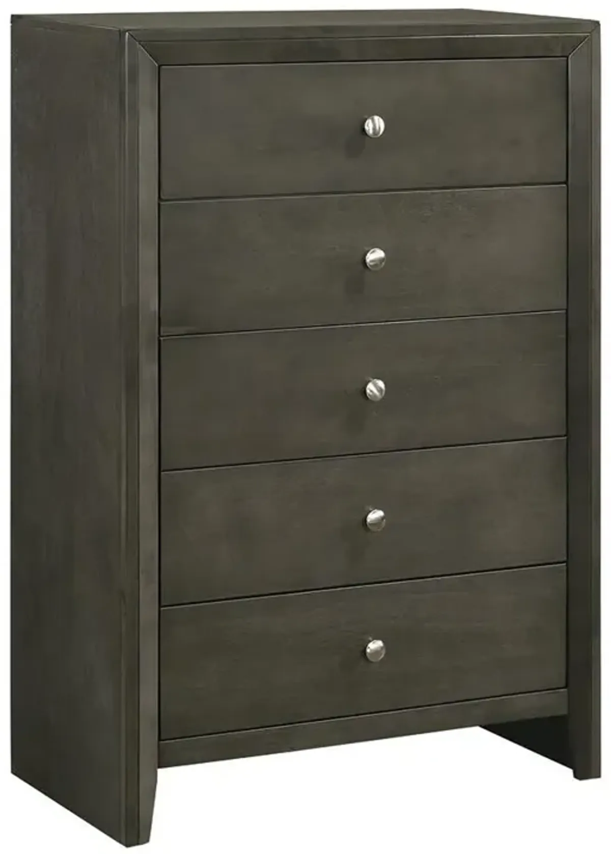 Serenity 5-Drawer Bedroom Chest Mod Grey