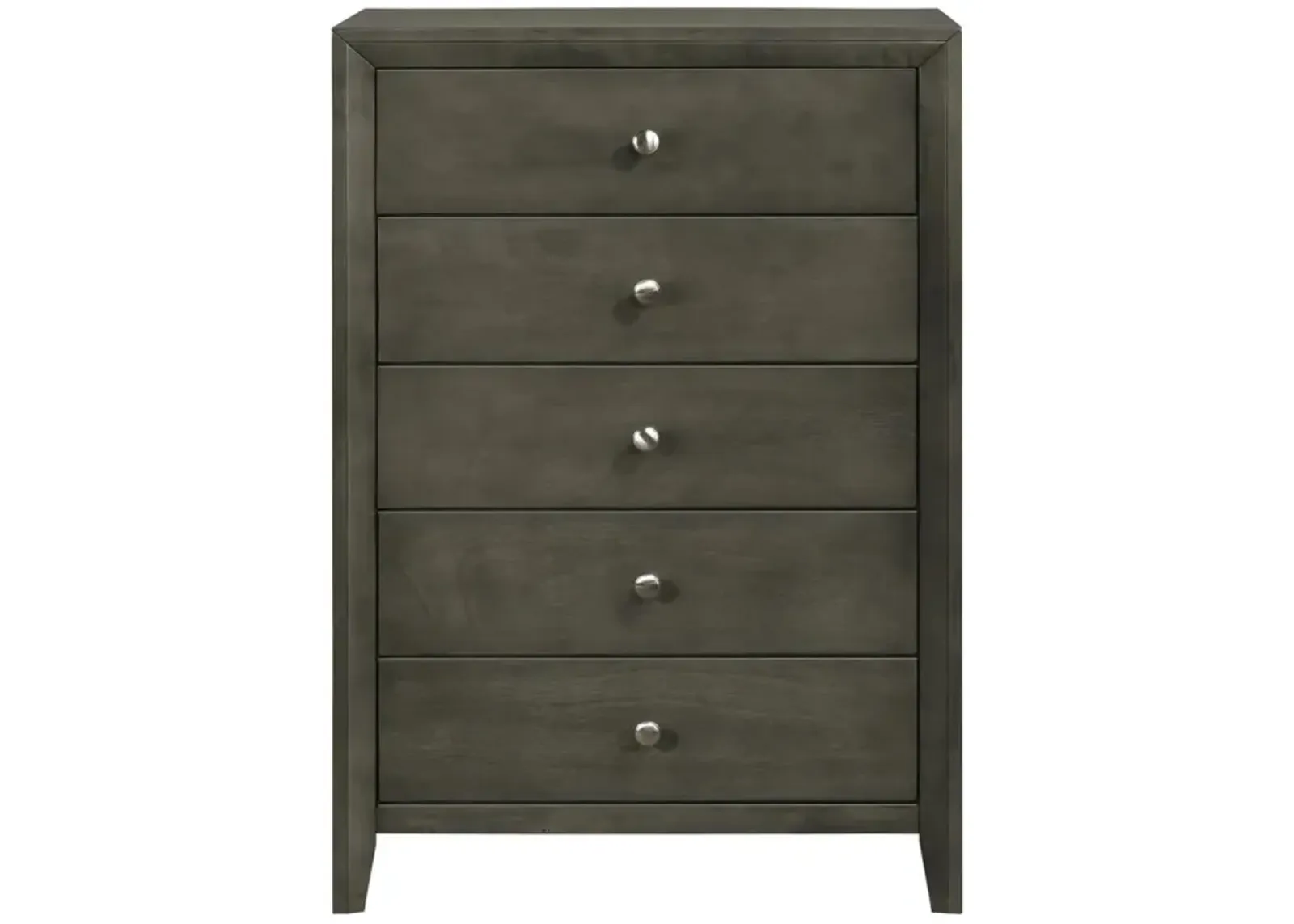 Serenity 5-Drawer Bedroom Chest Mod Grey