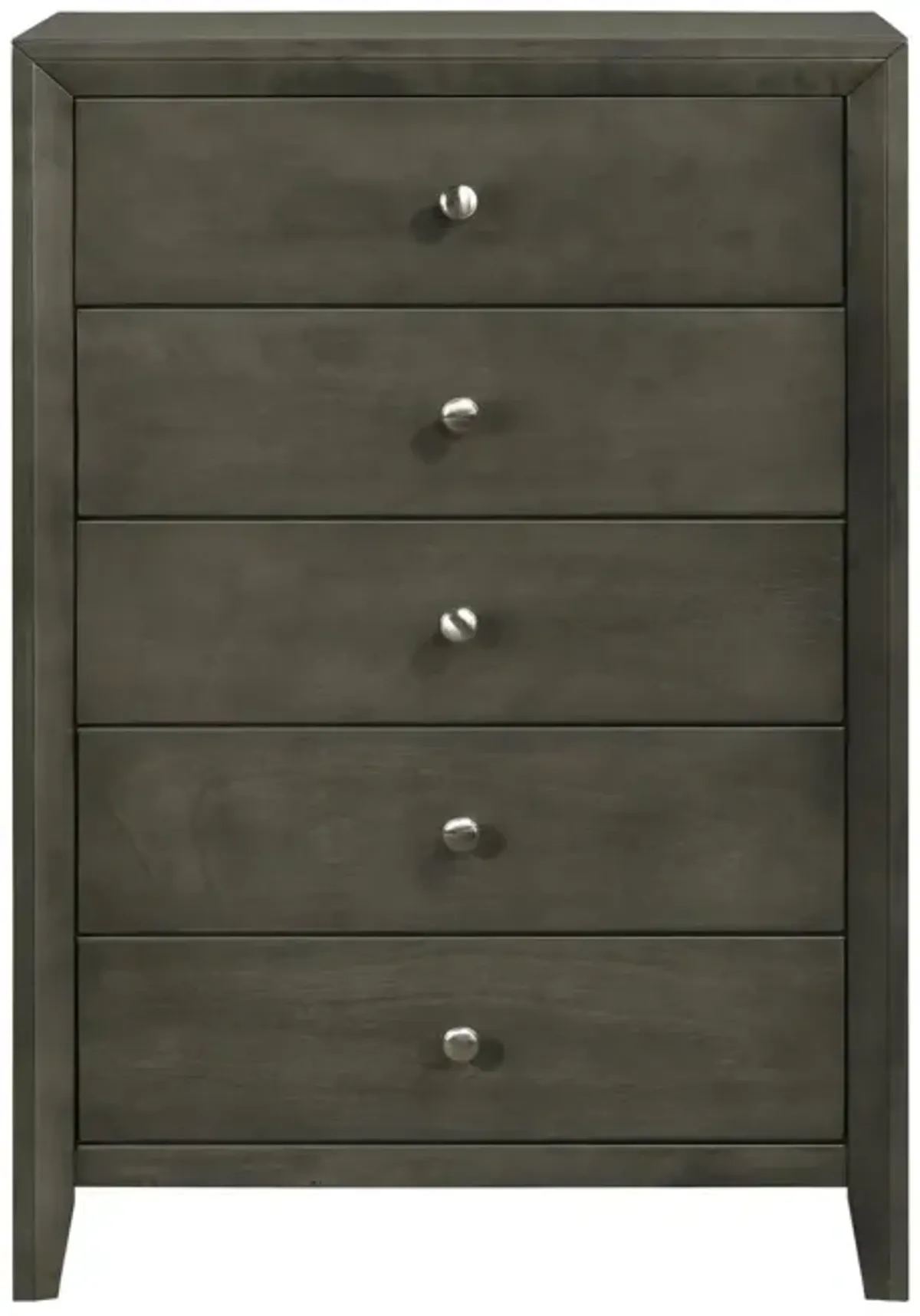 Serenity 5-Drawer Bedroom Chest Mod Grey