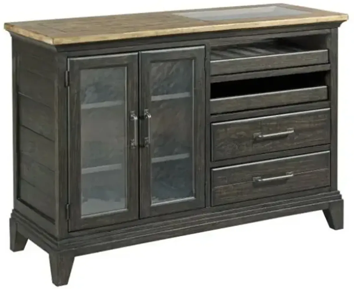 Kincaid Plank Road Pleasant Hill Wine Server in Charcoal