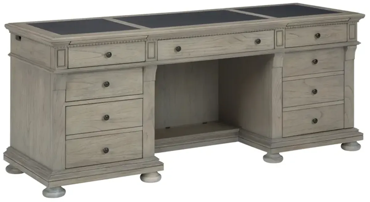 Hekman Executive Credenza Driftwood Wellington