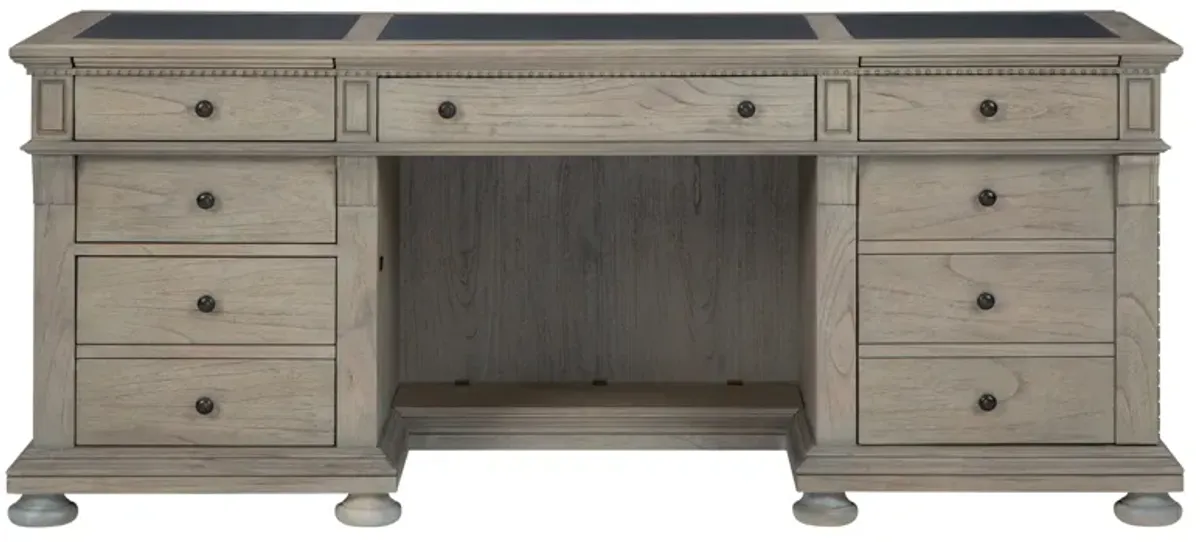 Hekman Executive Credenza Driftwood Wellington