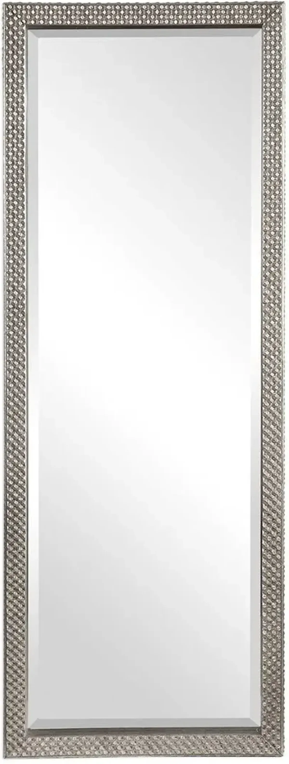 Uttermost Cacelia Metallic Silver Floor Mirror