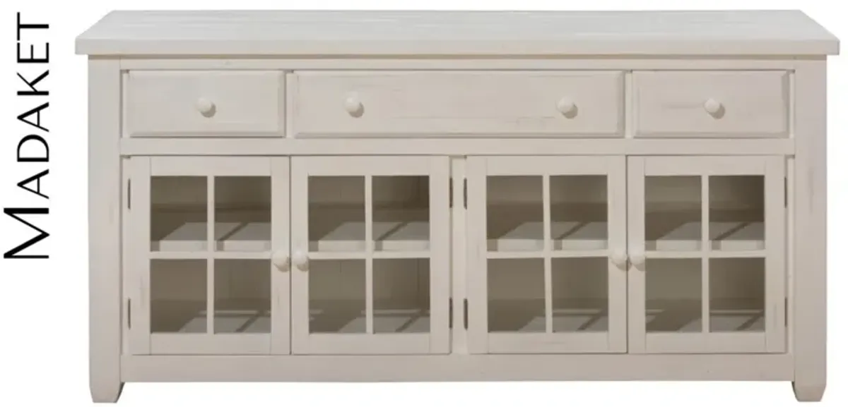 Jofran Madaket Madaket White Media Entertainment TV Stand