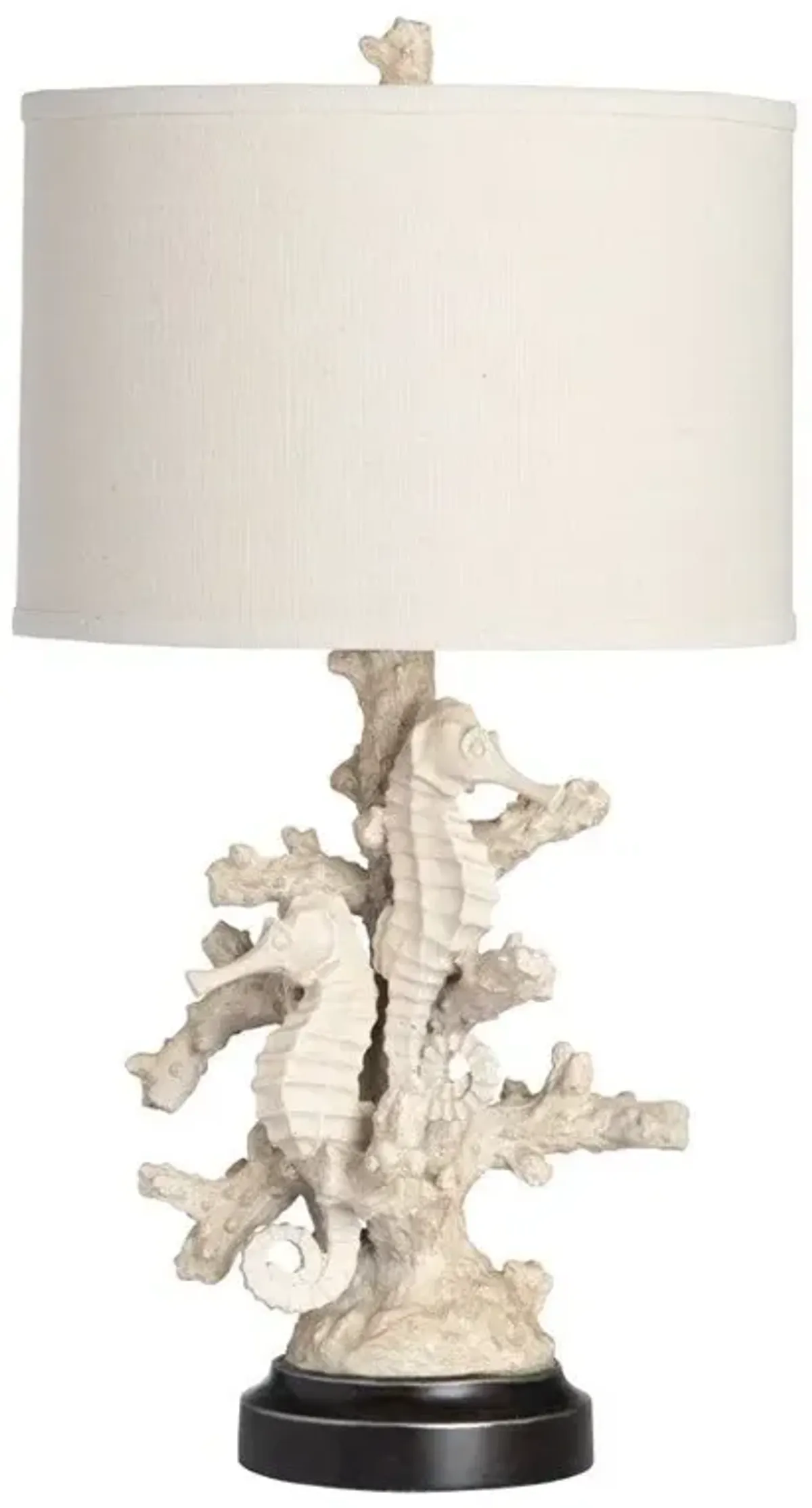 Crestview Seahorse Coastal Sand/Bronze Table Lamp