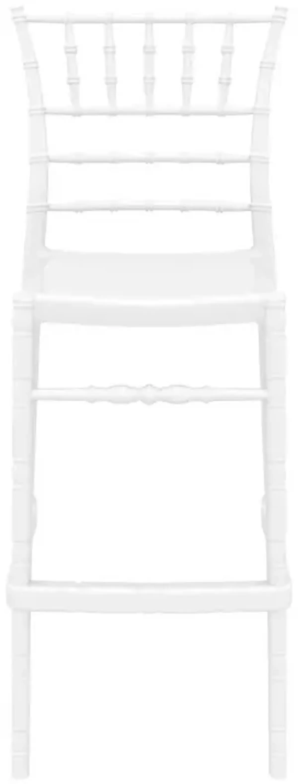 CHIAVARI POLYCARBONATE BAR STOOL GLOSSY WHITE