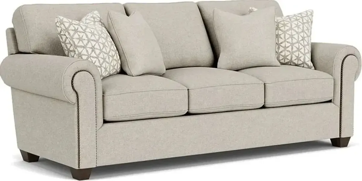 Flexsteel Carson Silver Driftwood Sofa