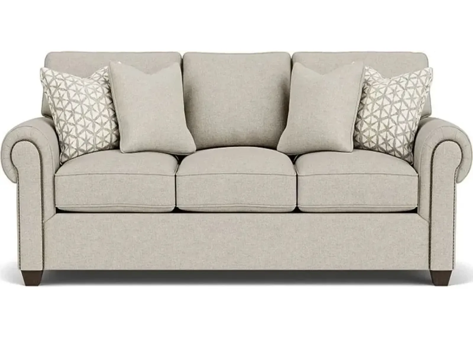 Flexsteel Carson Silver Driftwood Sofa