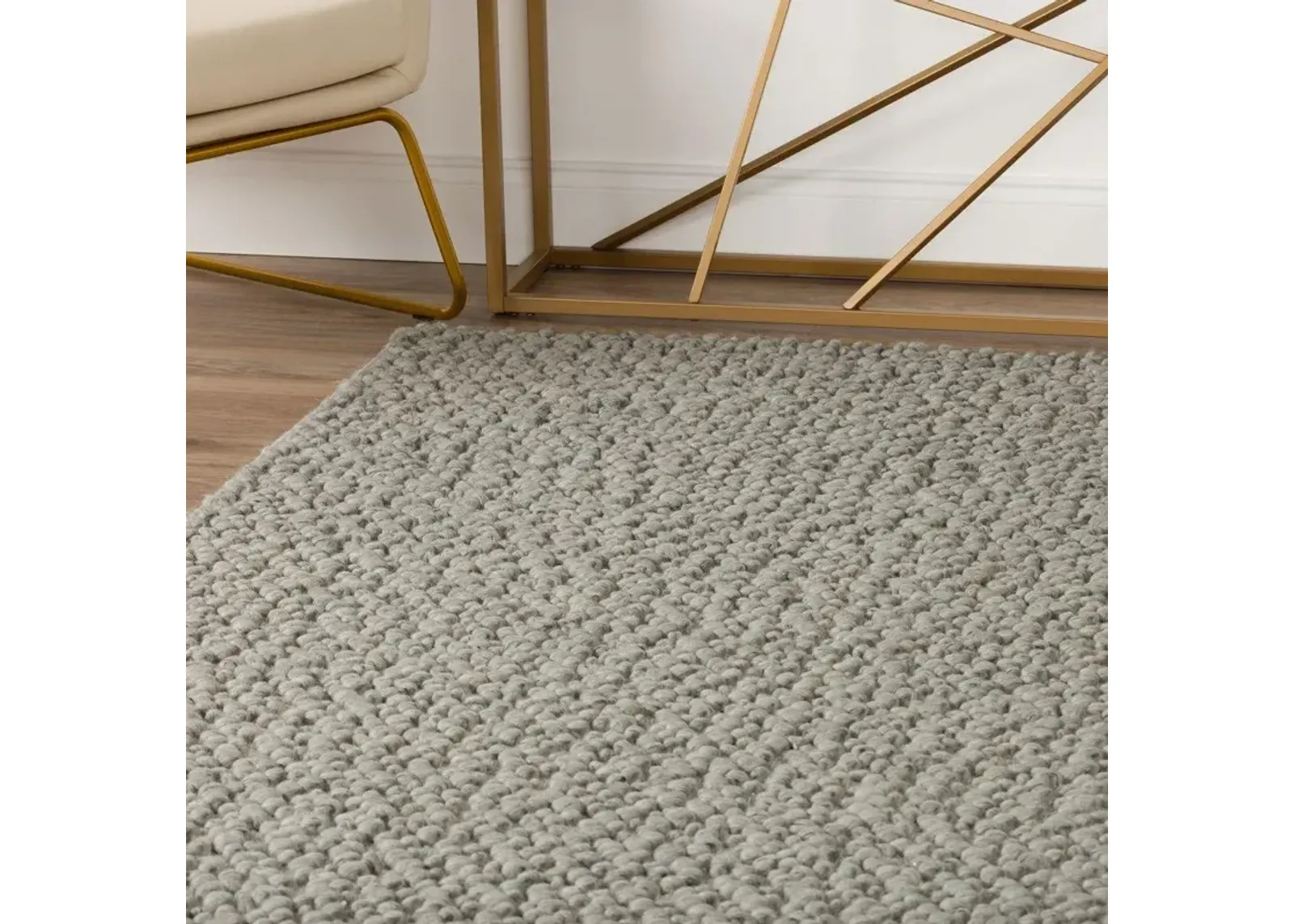 GORBEA SILVER 5'X8' AREA RUG