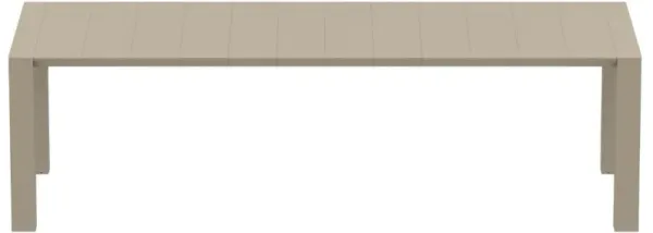 Compamia Vegas XL Extendable Dining Table in Taupe