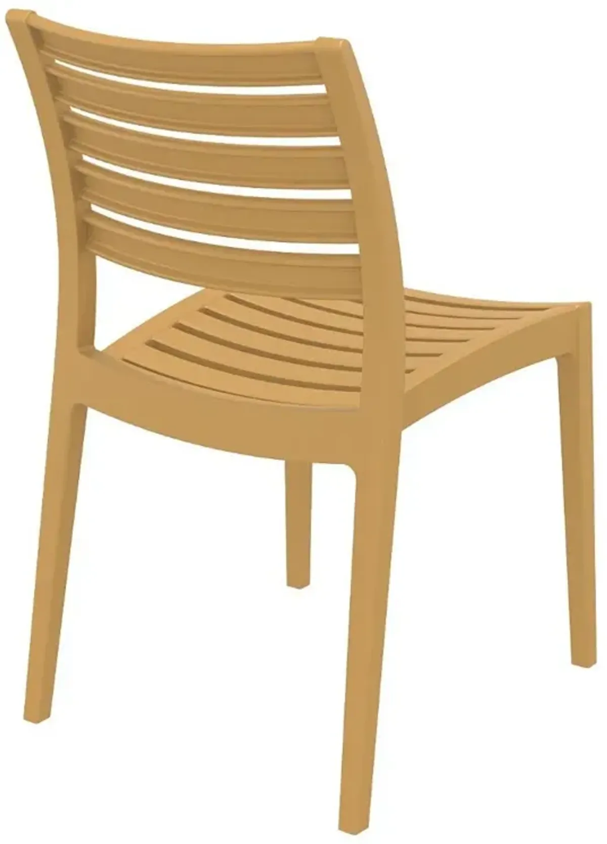 Ares Outdoor Dining Chair Teak Brown