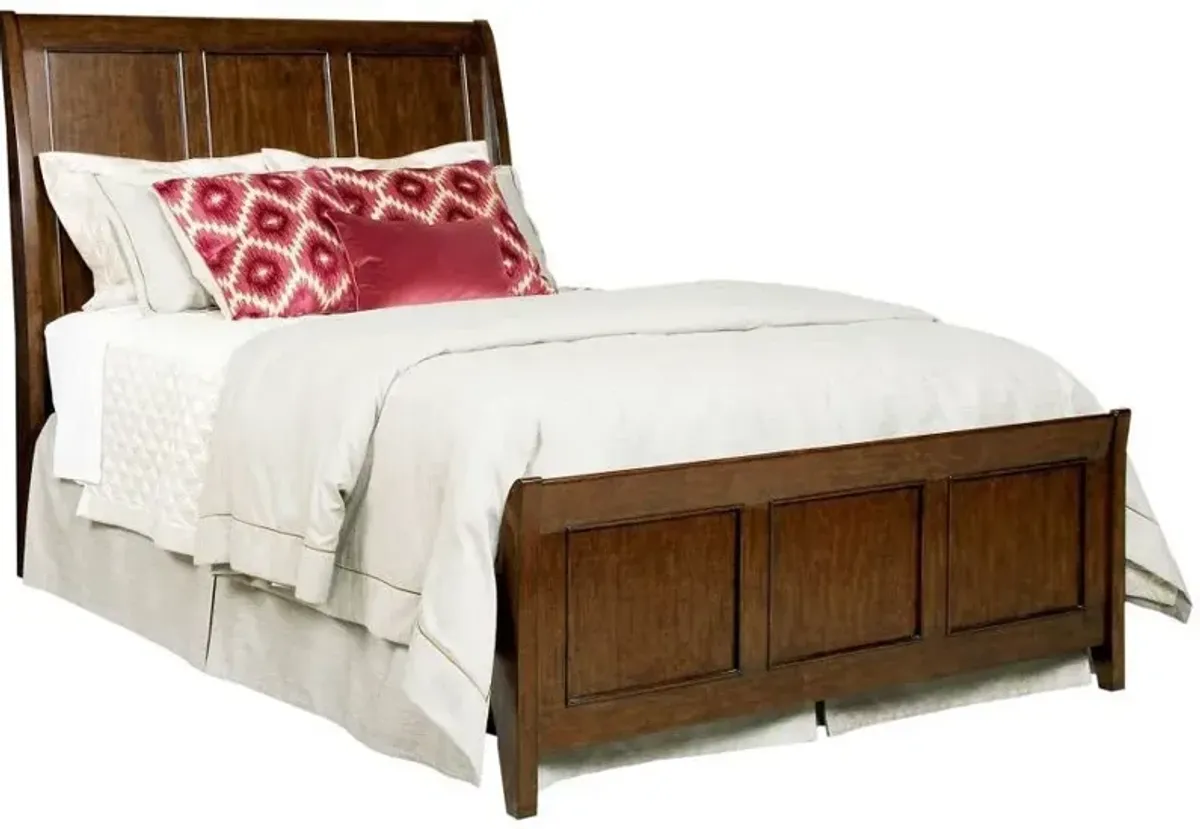 Kincaid Queen Caris Sleigh Complete Bed