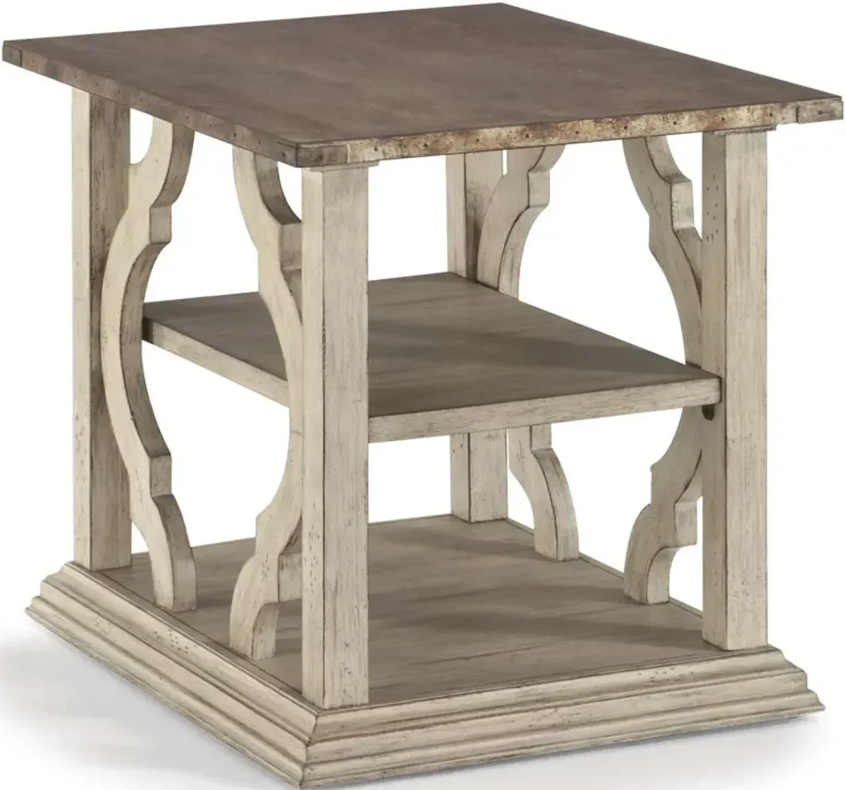 Flexsteel Estate Antiqued End Table