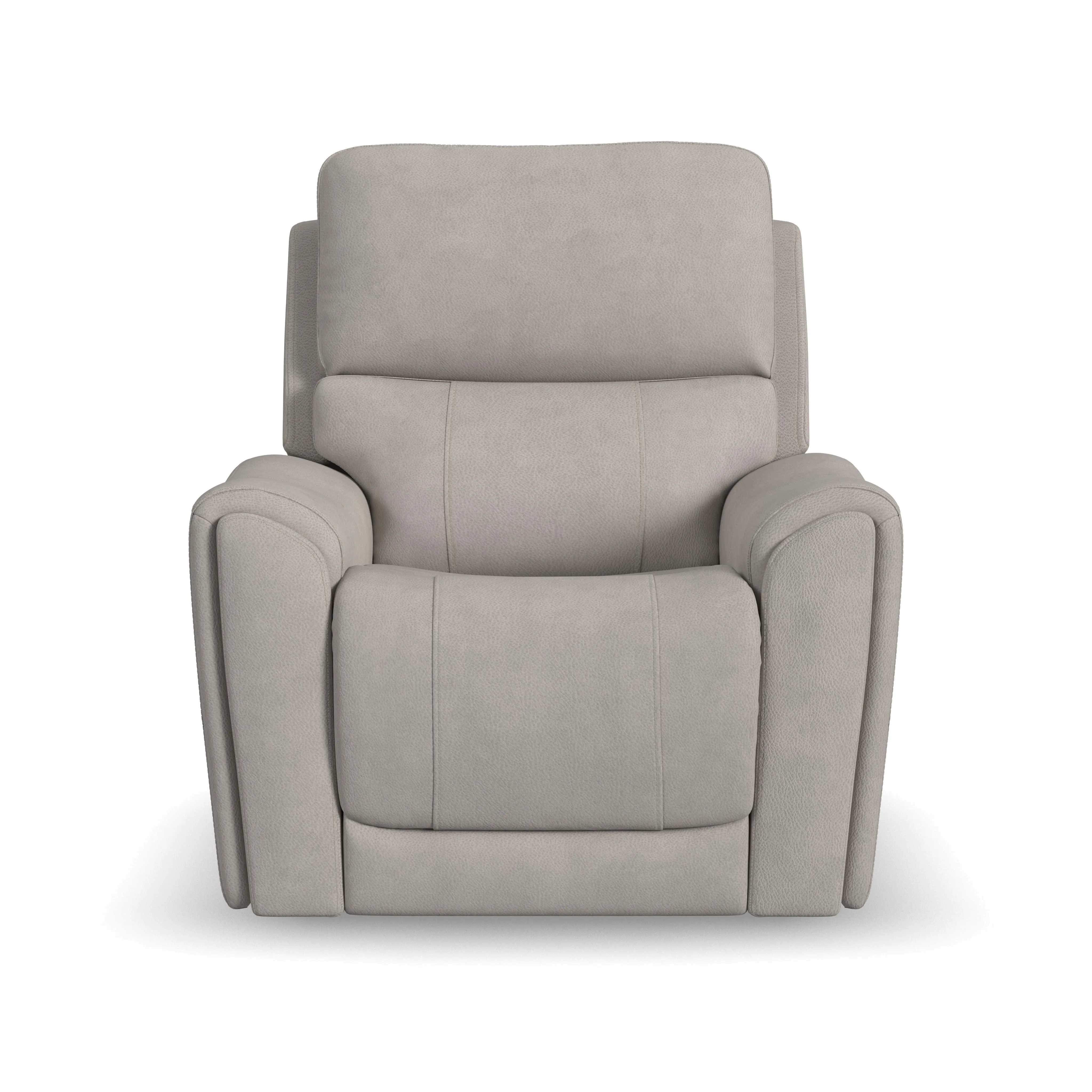 CARTER TRIPLE PWR RECLINER IN DOVE FABRIC