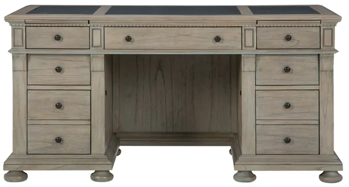 Hekman Junior Executive Desk Driftwood Wellington