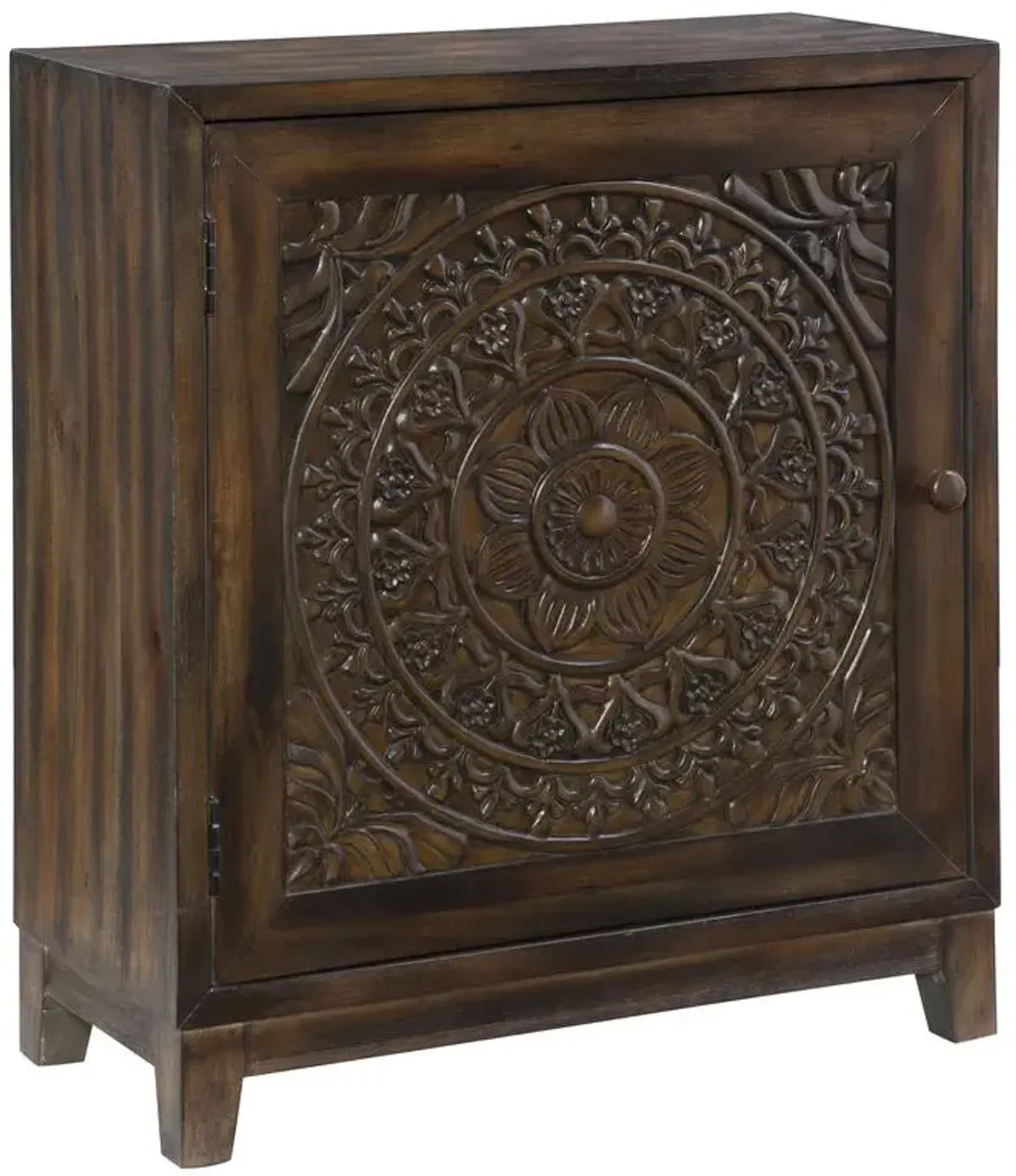 Powell Grace Accent Cabinet Dark Brown