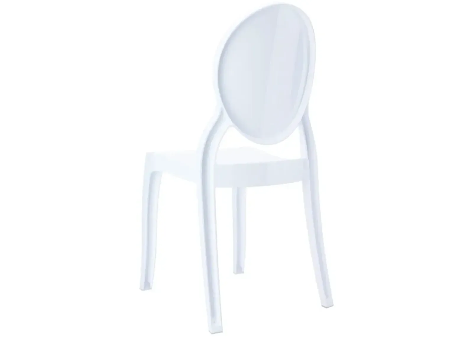 Compamia Kids/Teens Baby Elizabeth Glossy White Chair