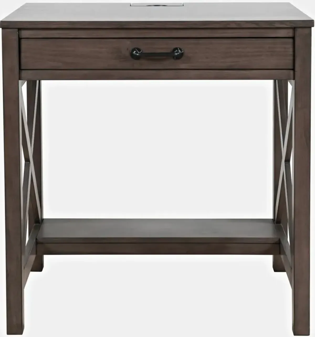 Jofran Hobson Power Writing Desk Grey