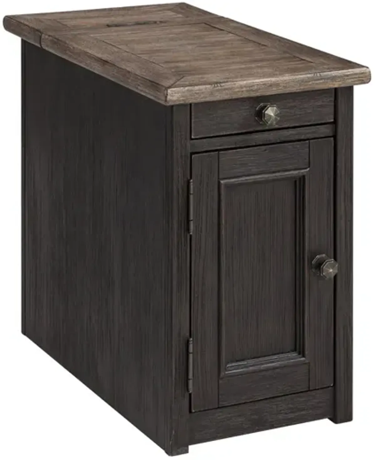 Ashley Tyler Creek Chairside End Table with Usb Ports & Outlets