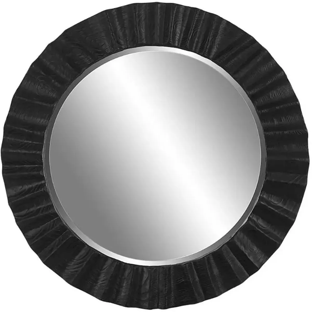 Uttermost Caribou Dark Espresso Round Mirror