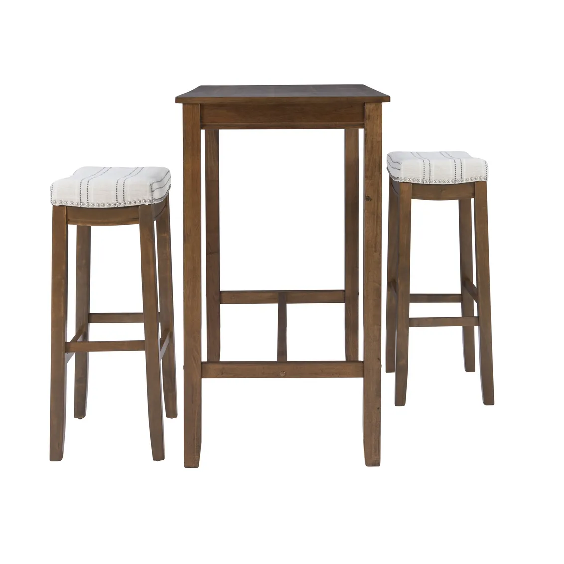 CLARIDGE 3-PC BAR SET - RUSTIC STRIPE