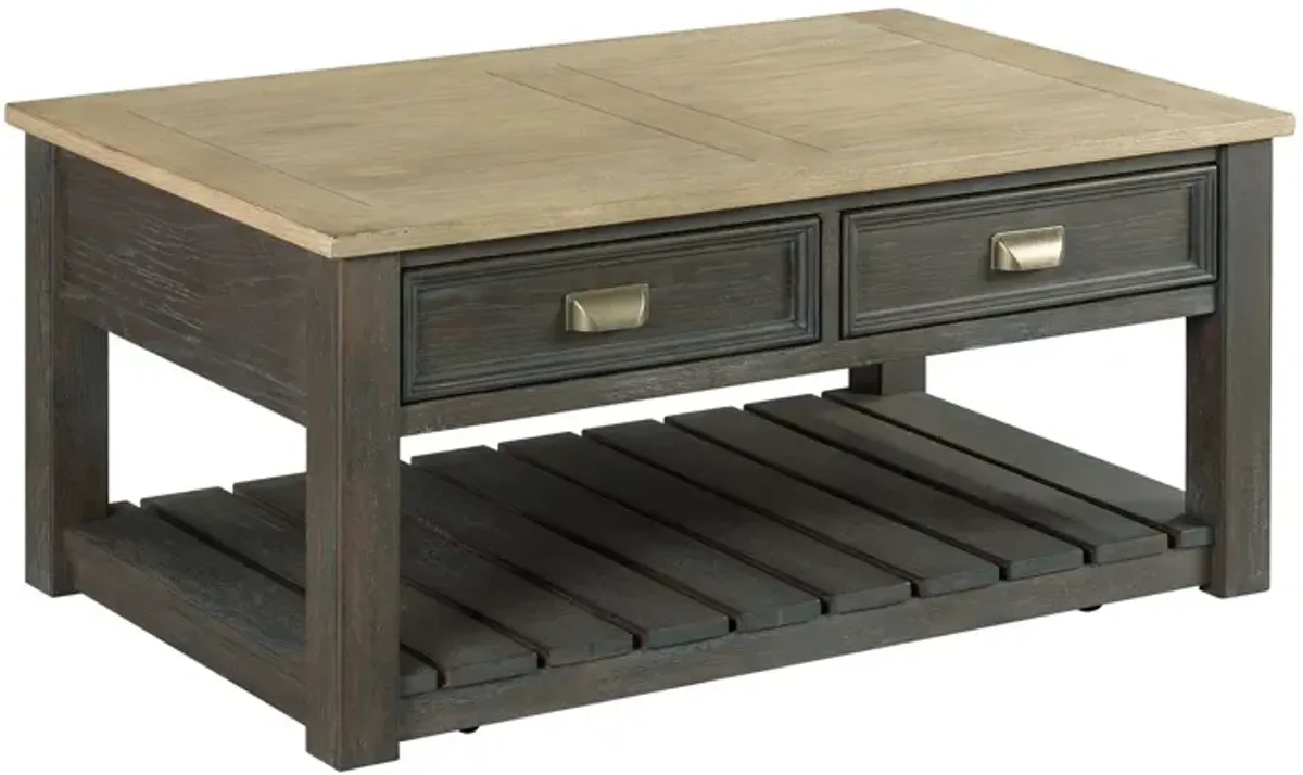 Hammary Lyle Creek-Hamilton Small Rectangular Cocktail Table