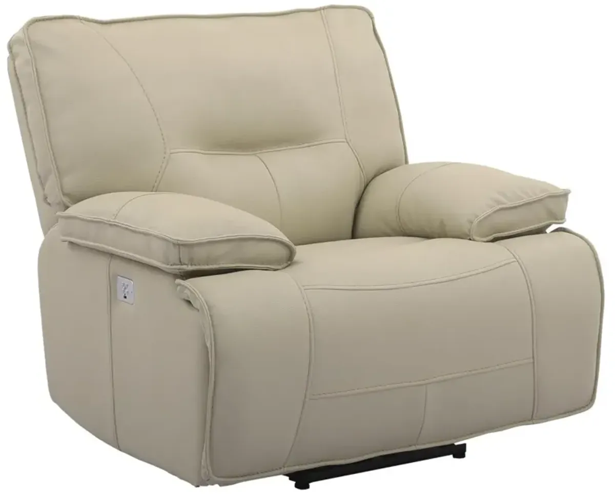 Parker House Spartacus Power Oversized Recliner with Usb & Power Headrest in Oyster