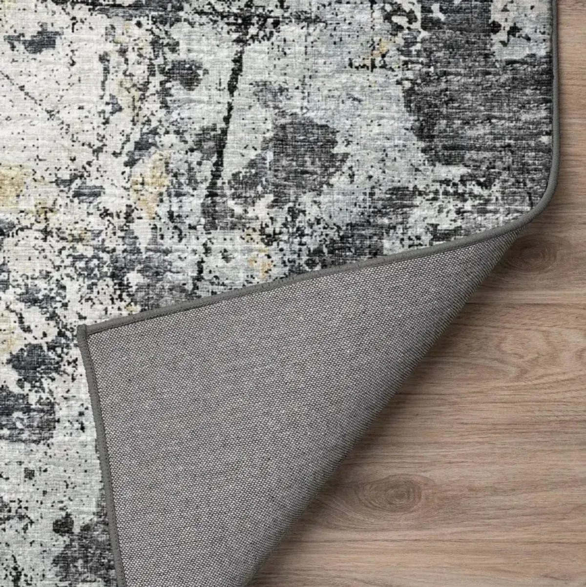 Dalyn Camberley Abstract Industrial Gray & Beige 5'X8' Area Rug