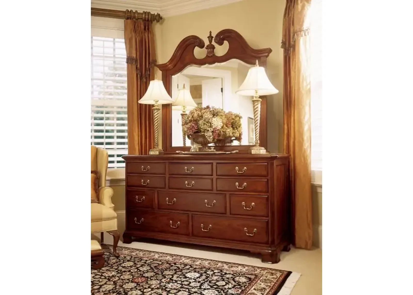 American Drew Cherry Grove Triple Dresser