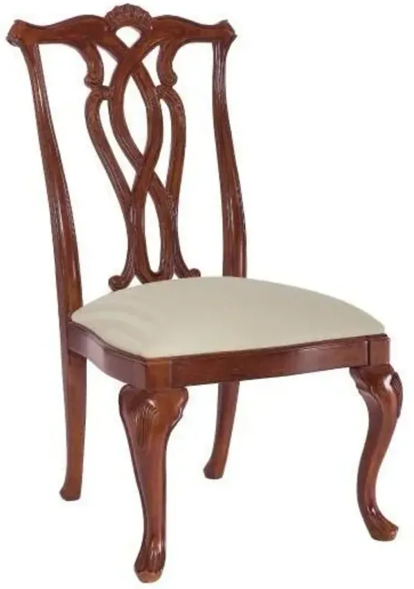 American Drew Cherry Grove Pierced Back Side Chair