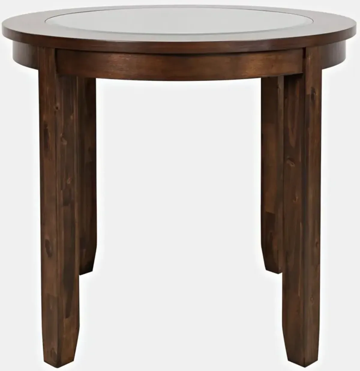 Jofran Urban Icon Round Counter-Height Table Merlot