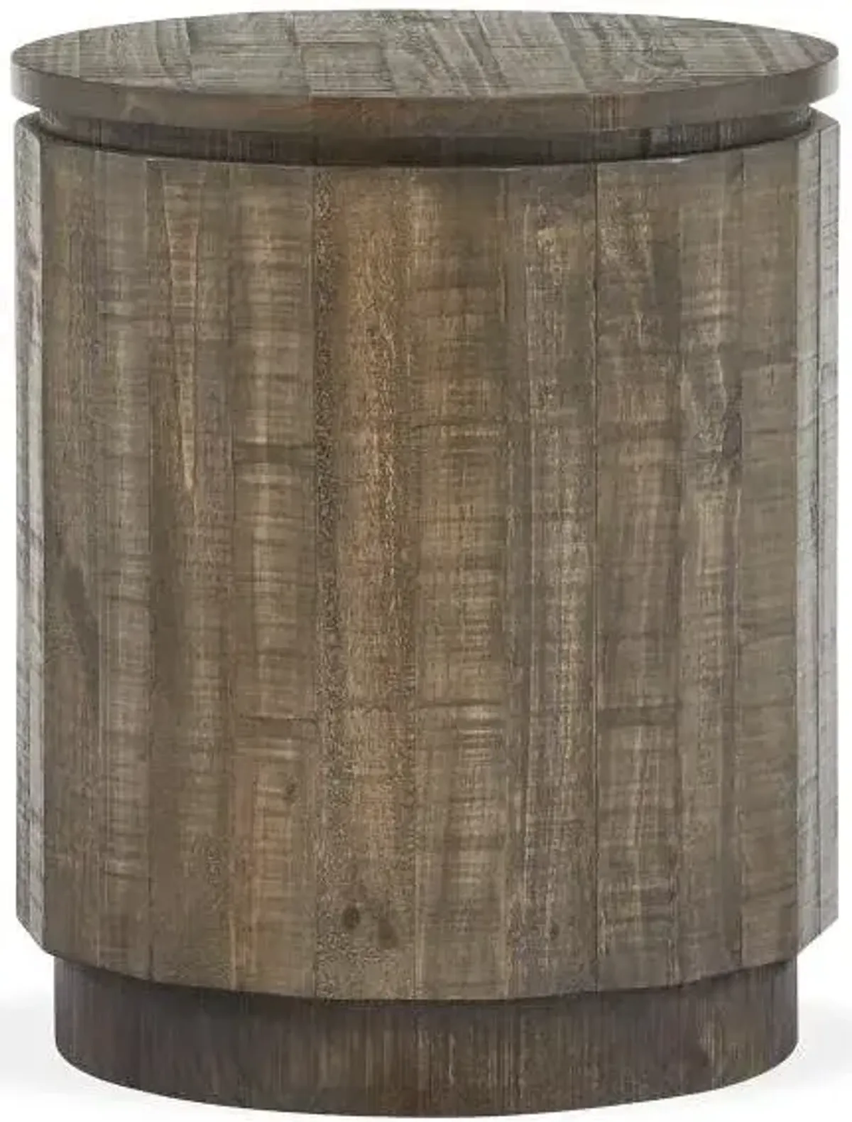 Magnussen Wood Round Accent End Table Baisden