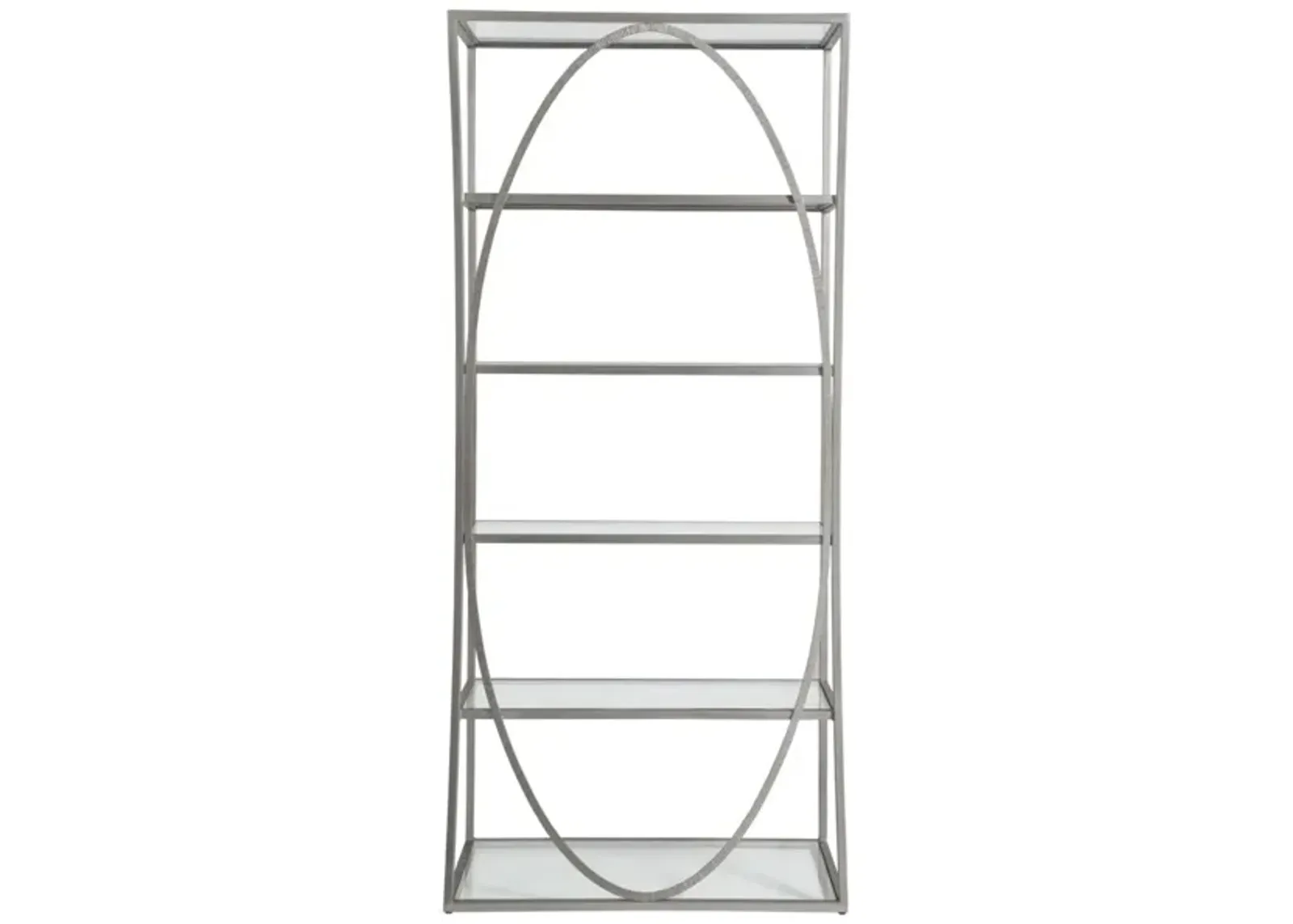 Artistica Home by Lexington Metal Designs Silver/Gold Metal Ellipse Bookcase