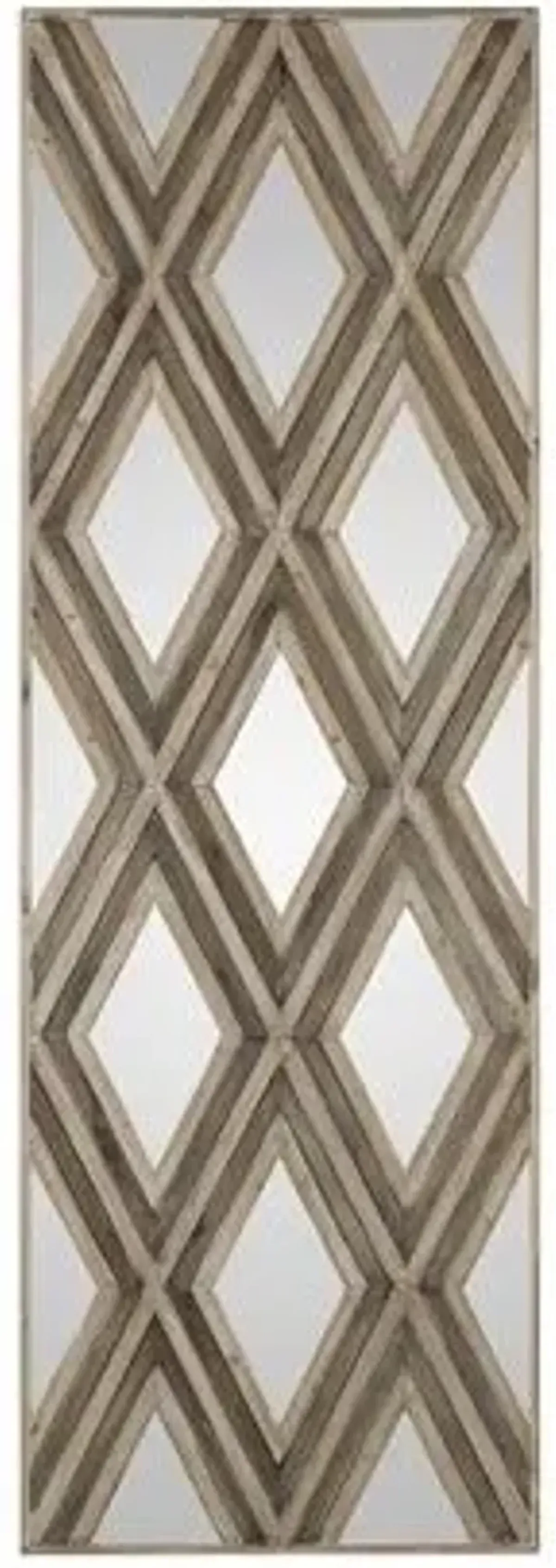 Uttermost Tahira Geometric Argyle Pattern Wall Mirror