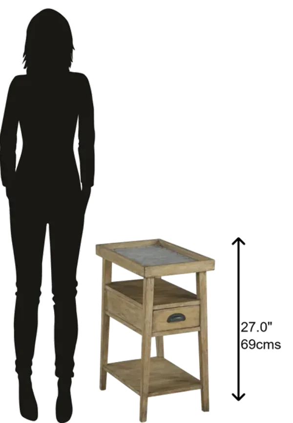 Chairside Table with Drawer - Natural - Special Reserve