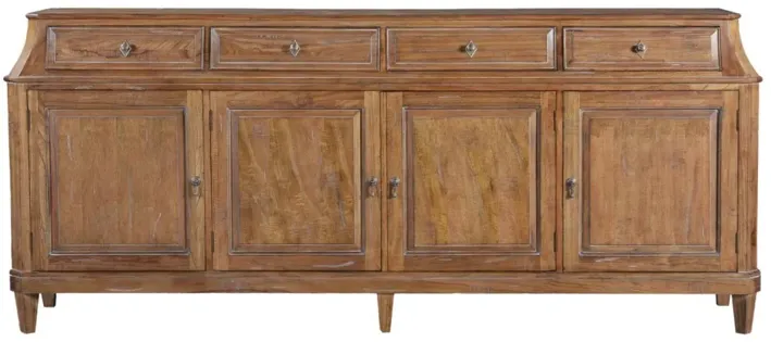 ROSALIND 4-DOOR SIDEBOARD IN A BEACHWOOD FINISH