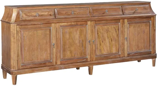 ROSALIND 4-DOOR SIDEBOARD IN A BEACHWOOD FINISH